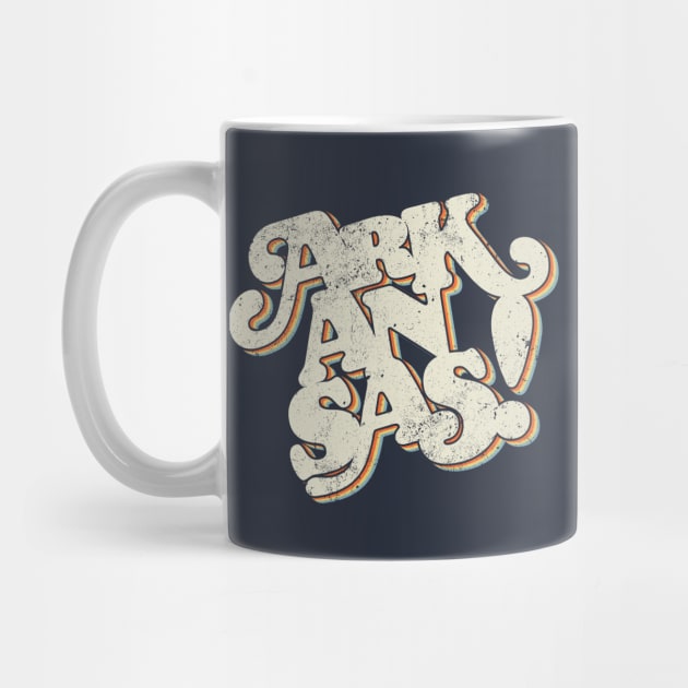 Arkansas Retro Type by rt-shirts